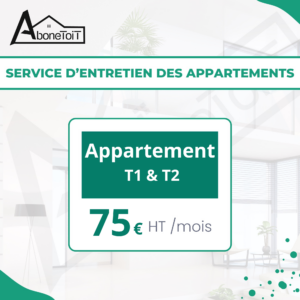 Entretien - Appartement  T1 & T2